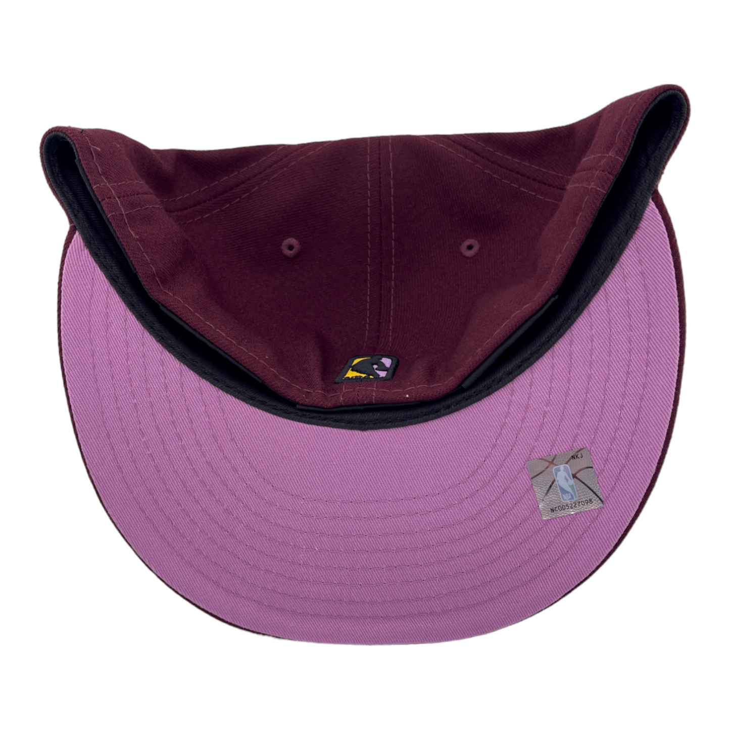 New Era DC Washington Wizards Alt Logo Maroon Purple UV NBA 59Fifty Fitted Hat Cap