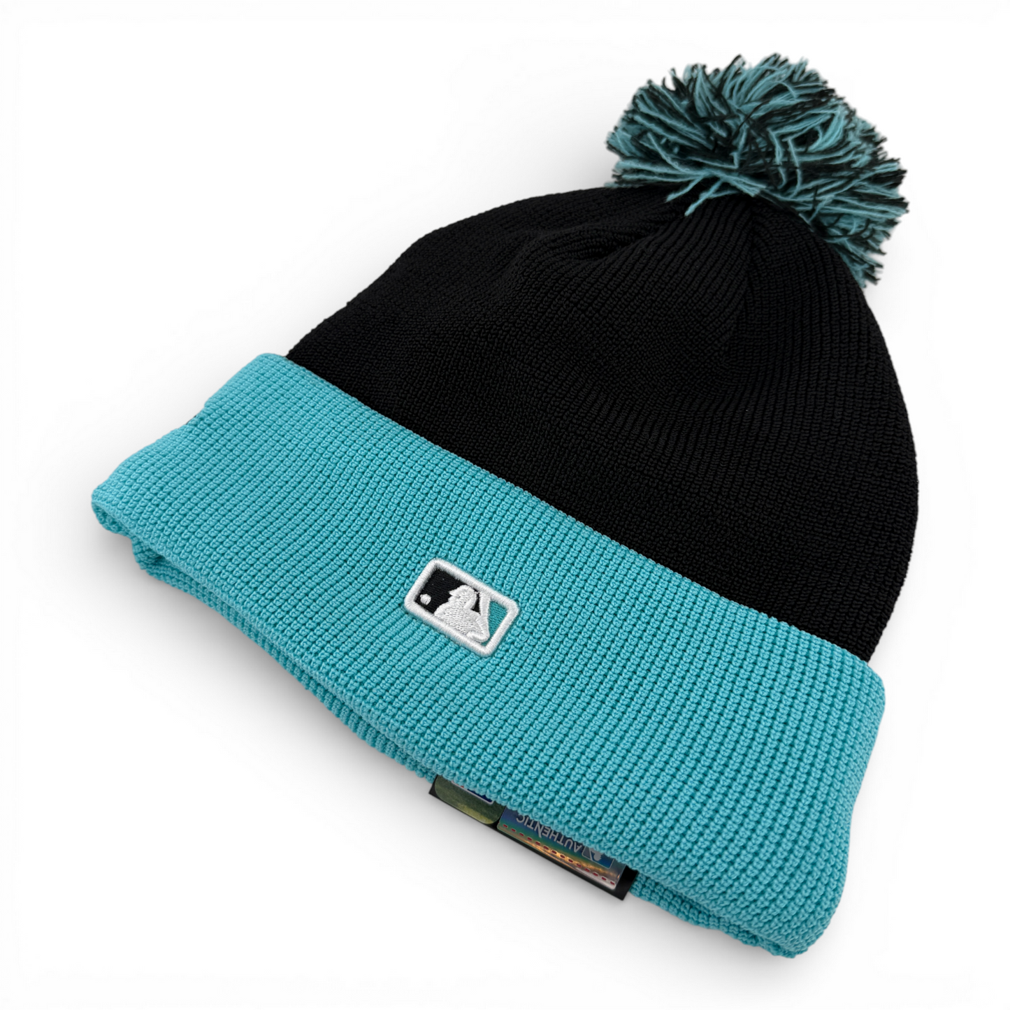 New Era Arizona Diamondbacks MLB 2025 Sport Knit Removable Pom Beanie Cuffed Hat