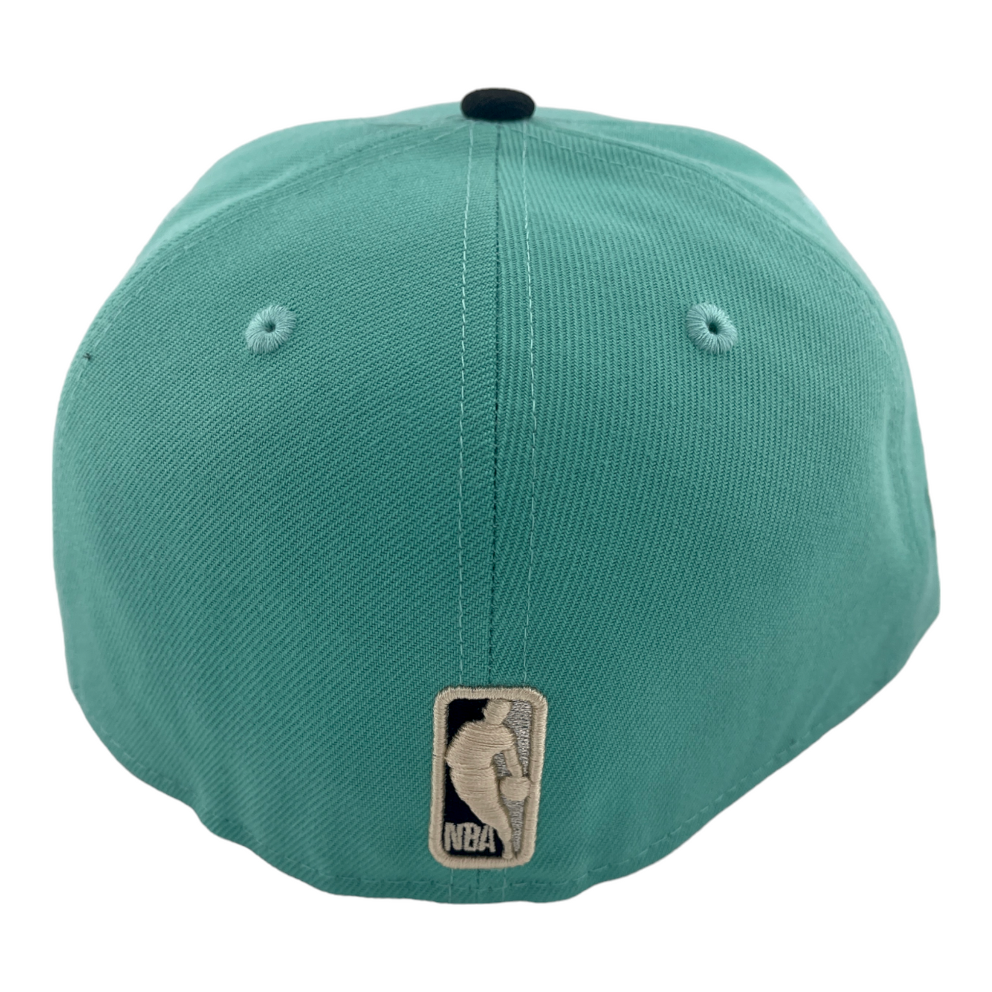 New Era Atlanta Hawks Side Patch NBA Teal/Chrome Silver UV 59Fifty Fitted Hat