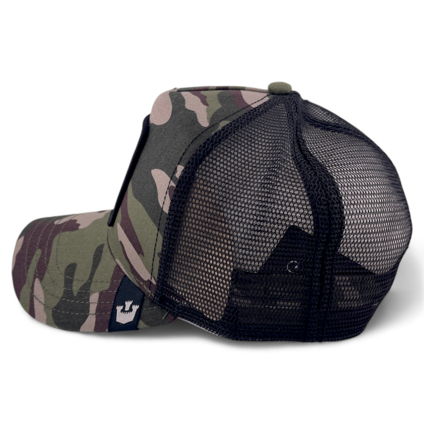 Goorin Bros Black Panther Farm Camo Camouflage Mesh Back Trucker Snapback Hat