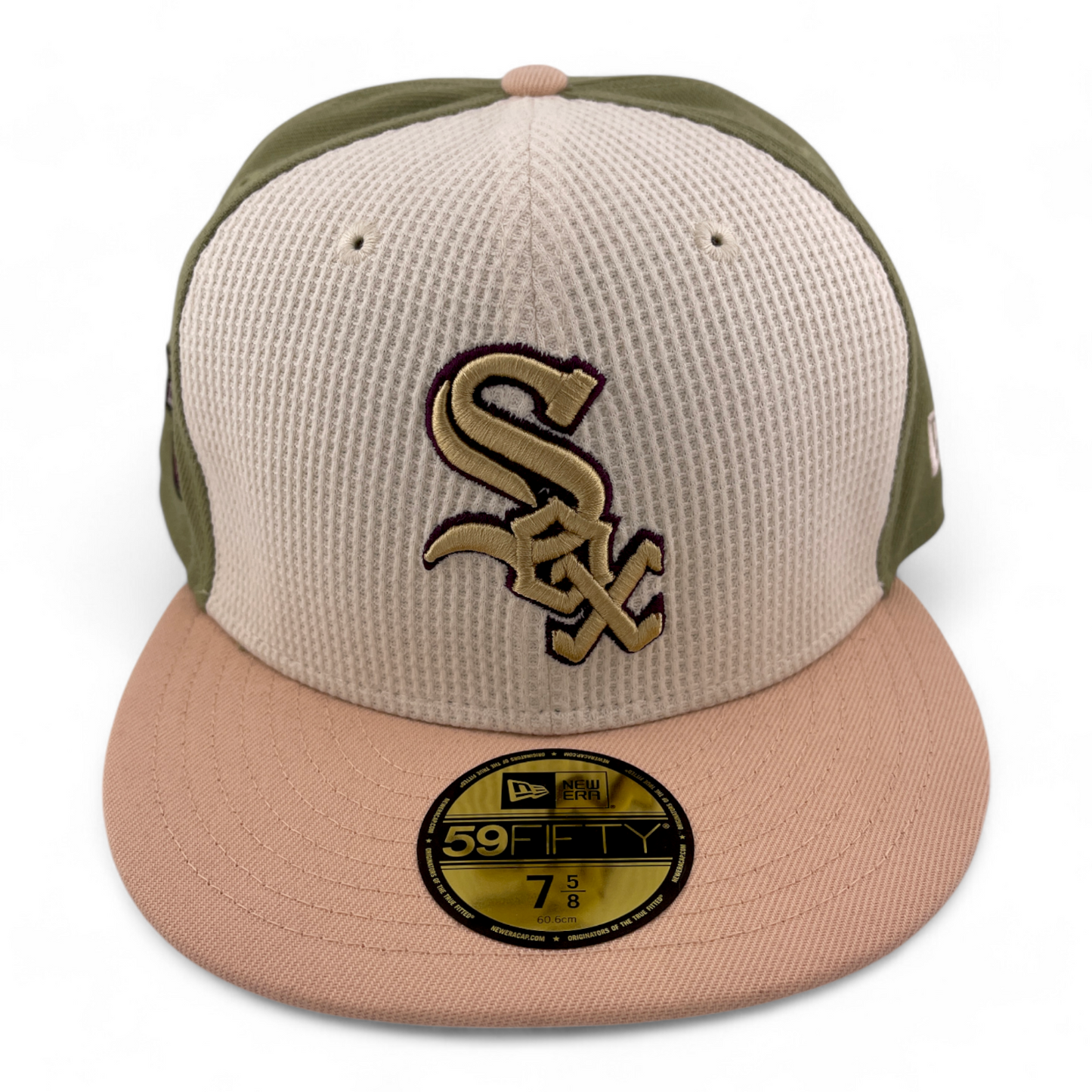 New Era Chicago White Sox MLB Thermal Front Pack Green/Cream 59FIFTY Fitted Hat