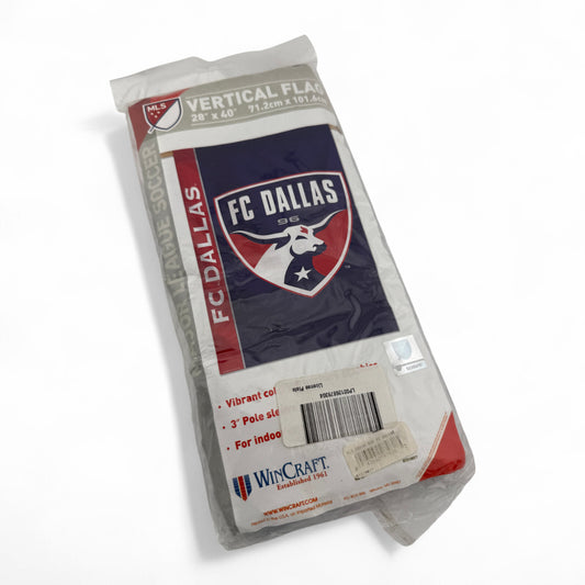 WinCraft FC Dallas MLS Soccer Team Vertical Flag w/ 3" Pole Sleeve 28" x 40"