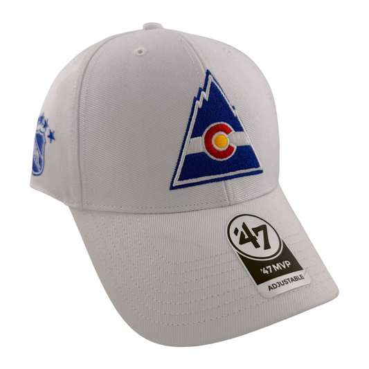 '47 Brand Colorado Rockies NHL Vintage Sure Shot MVP Snapback Adjustable Hat Cap