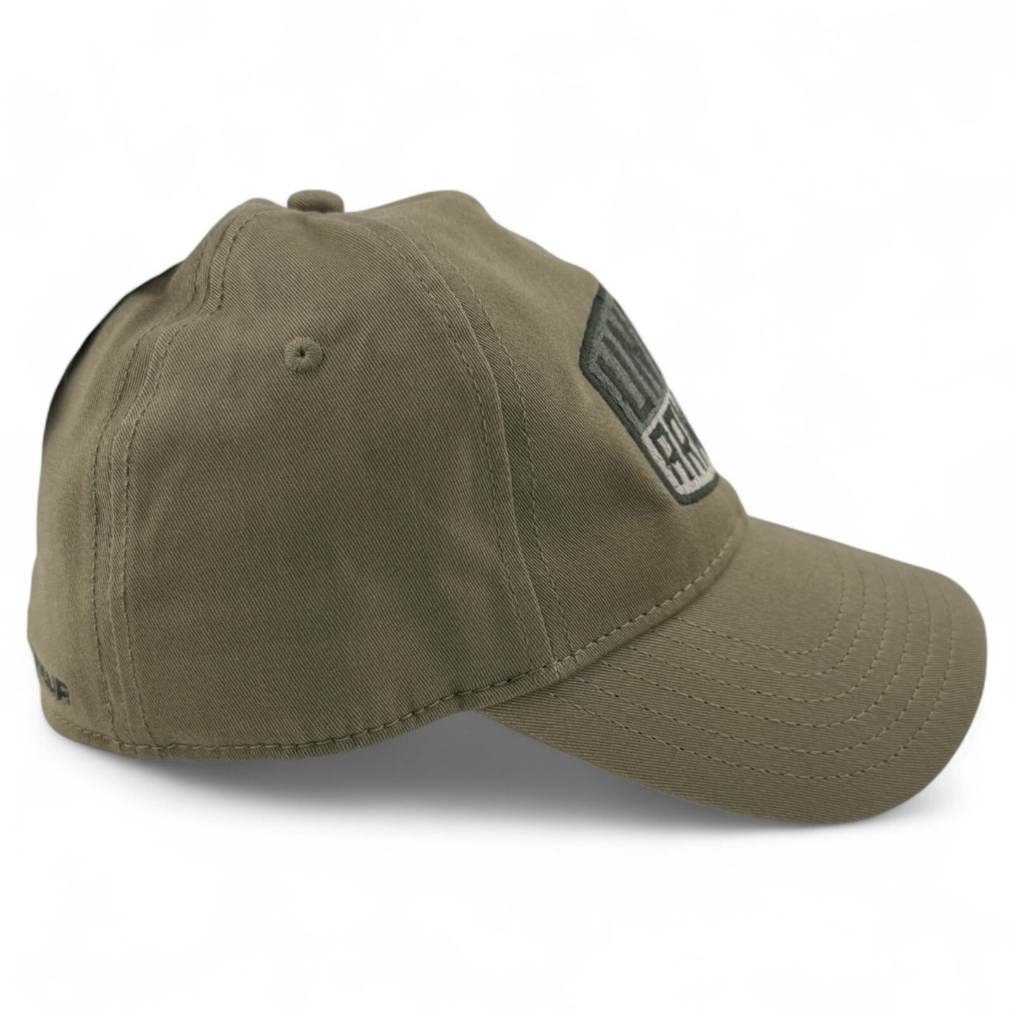 Under Armour Center Logo Patch Olive Green/Brown Heat Gear Flex Fit Hat Cap