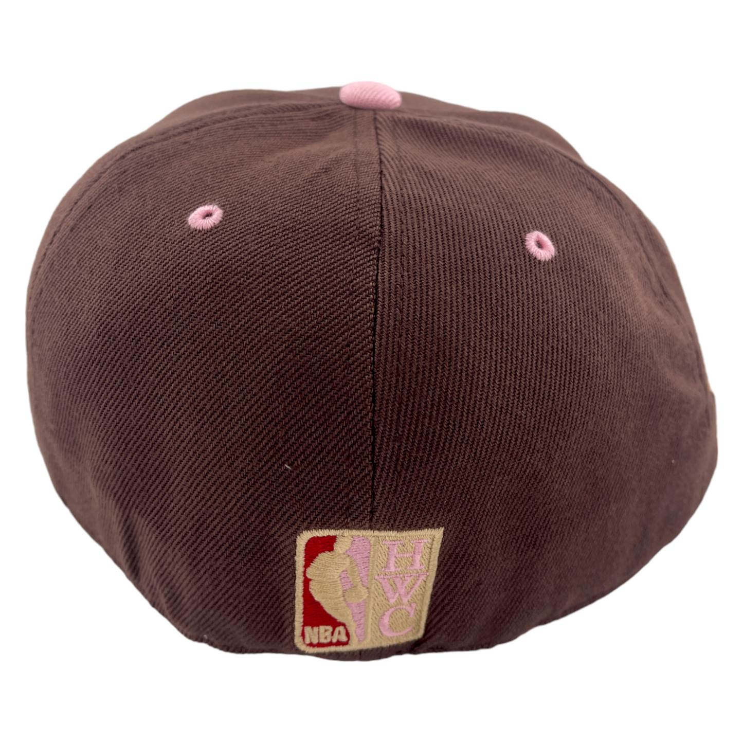 Mitchell & Ness Boston Celtics NBA HWC Brown Sugar Bacon Pink UV Fitted Hat Cap