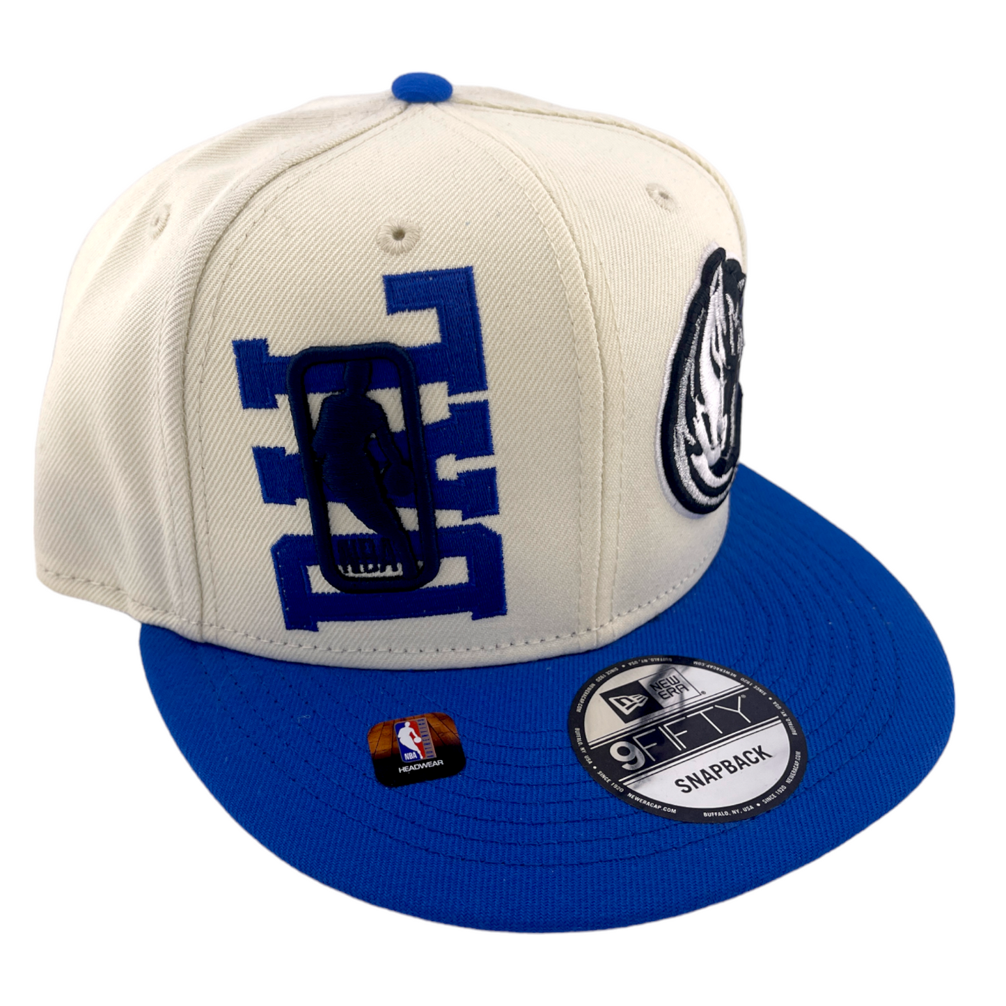 New Era Dallas Mavericks 2022 Draft Hat White/Blue/Grey NBA 9FIFTY Snapback Hat Cap