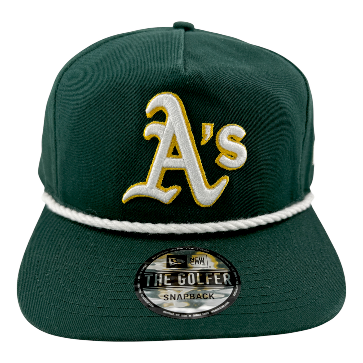 New Era Oakland Athletics A's The Golfer Rope A-Frame Snapback Adjustable Hat