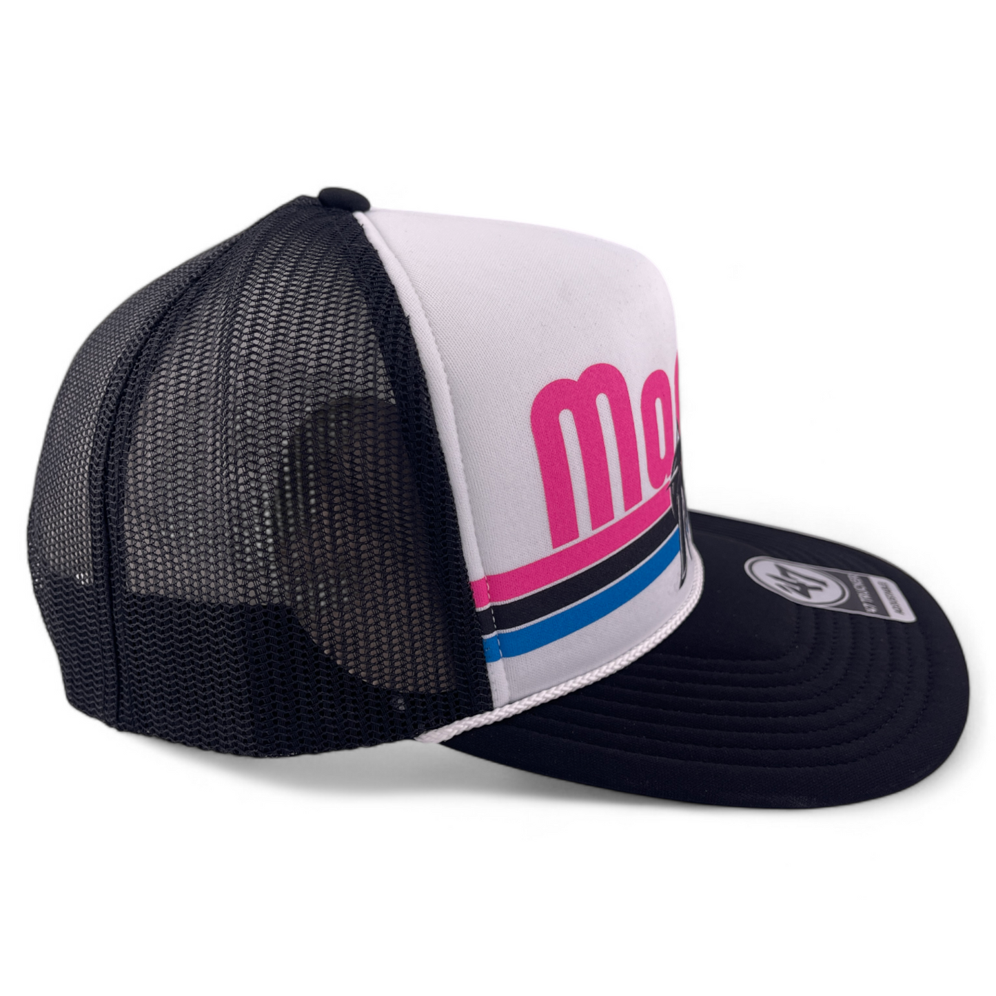 '47 Brand Florida Miami Marlins MLB Region Foam Trucker Snapback Mesh Back Hat