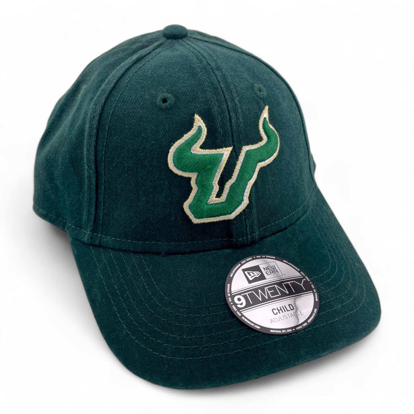 New Era University of South Florida Bulls USF 9Twenty Kids Child Adjustable Hat Cap