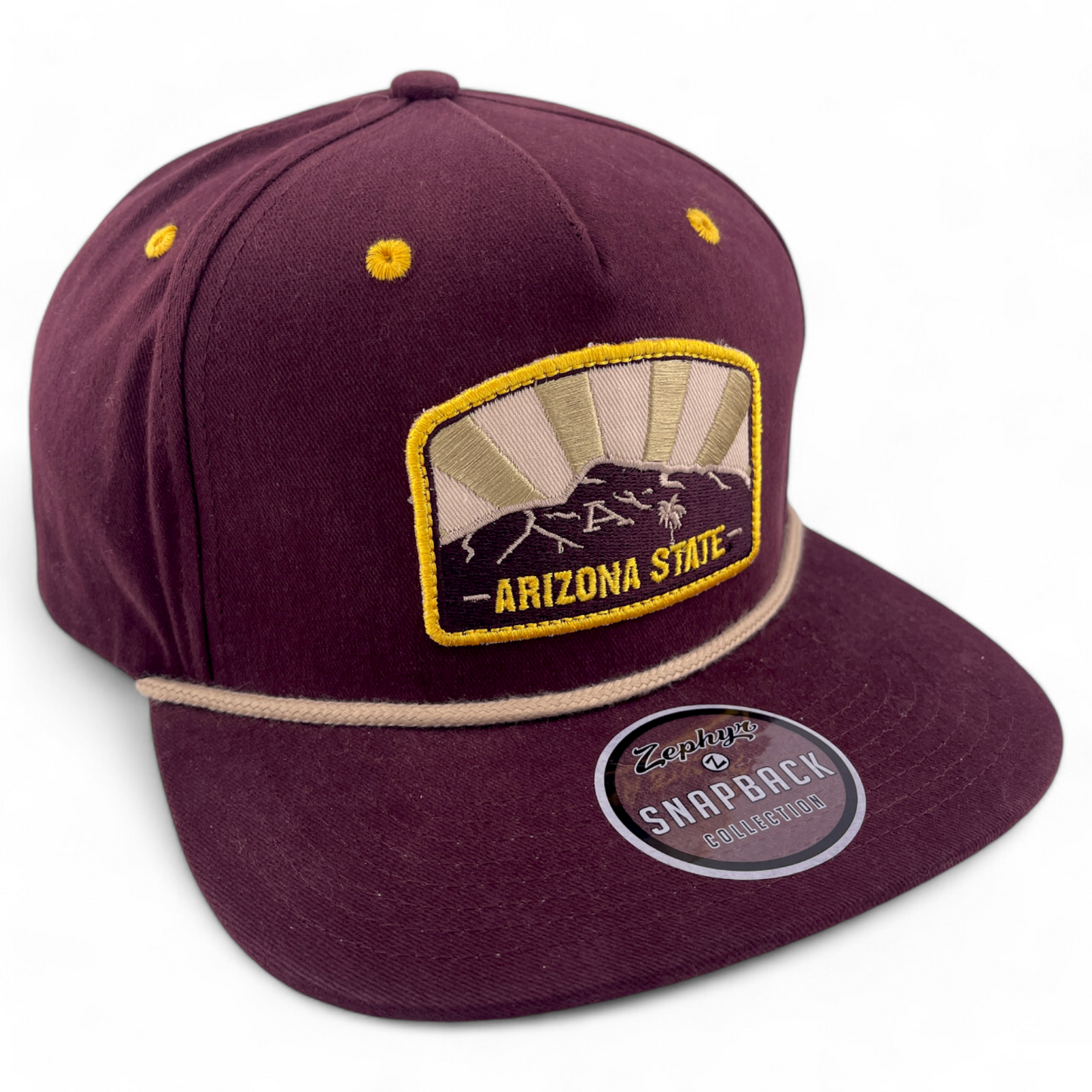 Zephyr Arizona State University Sun Devils NCAA Rope Adjustable Snapback Hat Cap