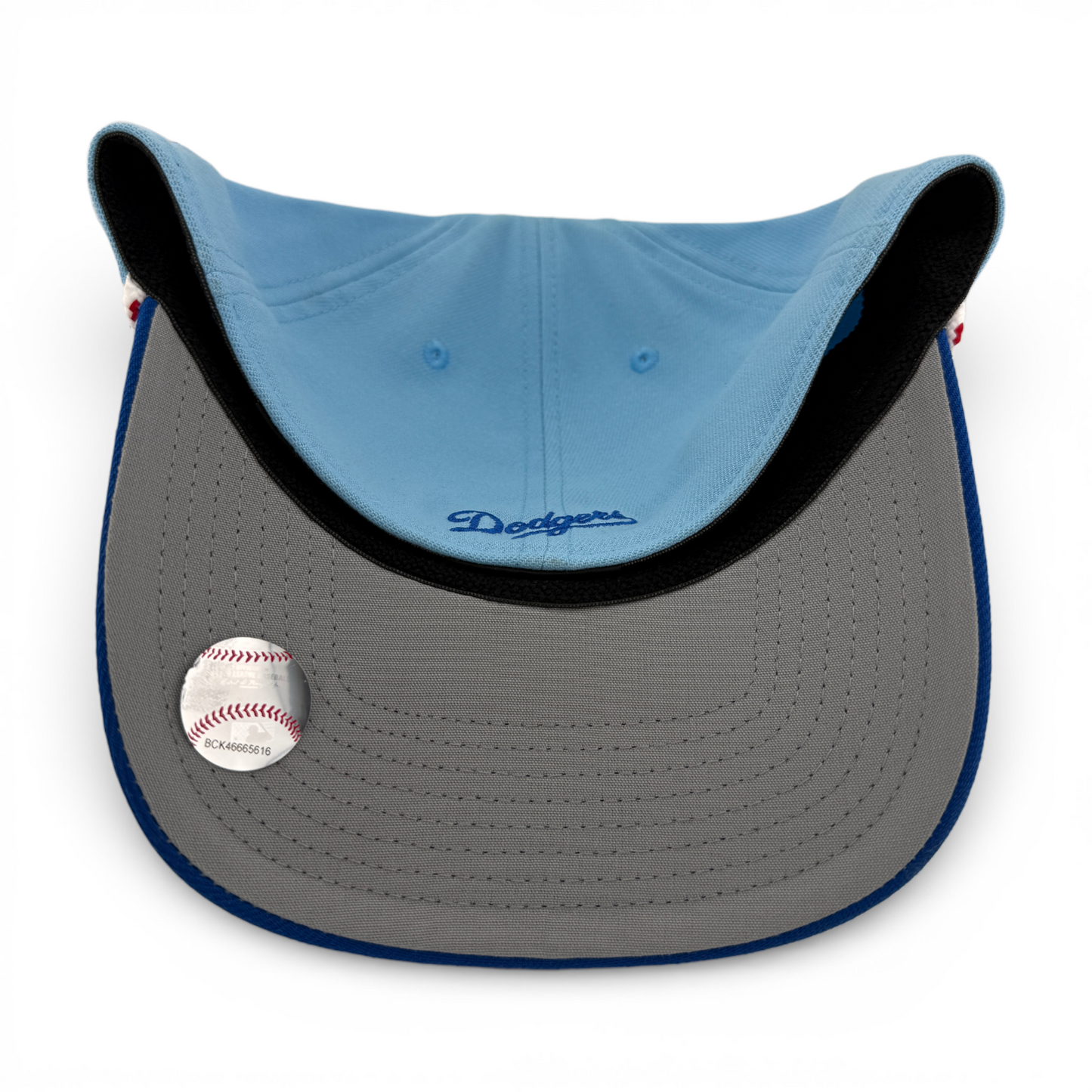 New Era Los Angeles Dodgers MLB 2025 4th of July Rope Flag 39Thirty Flex Fit Hat