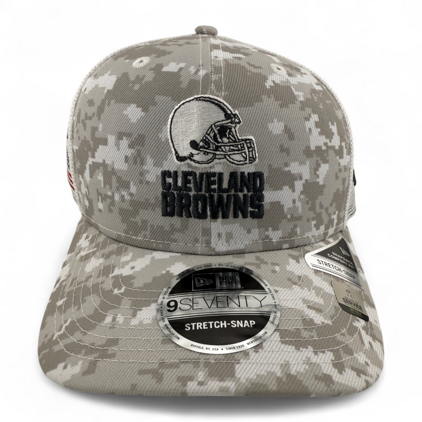 New Era Cleveland Browns NFL 2024 Salute To Service 9Seventy Stretch-Snapback