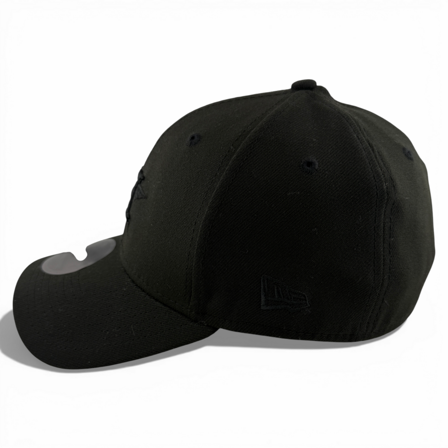 New Era Houston Astros MLB All Blackout Blacked Out 39Thirty Flex Fit Hat Cap