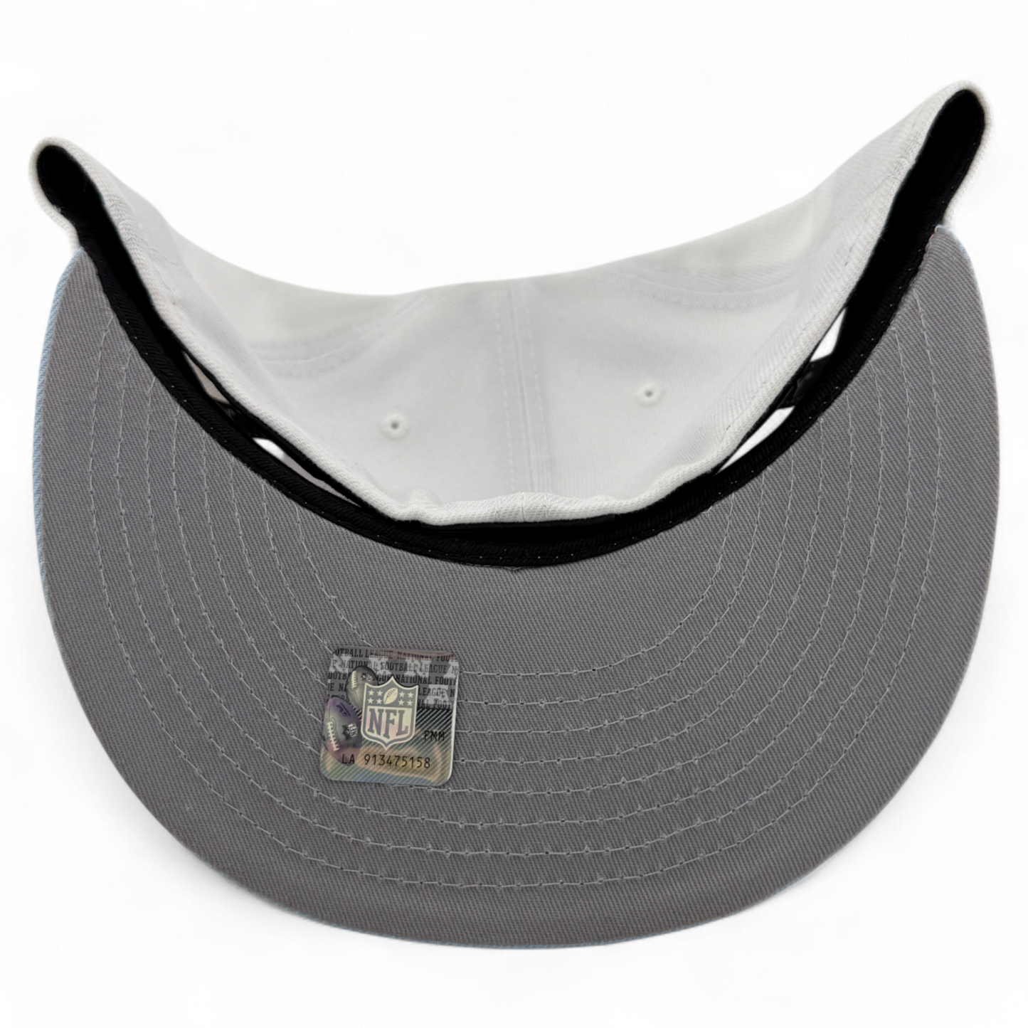 New Era Las Vegas Raiders NFL Cotton Candy Sky Blue/Pink 59FIFTY Fitted Hat Cap