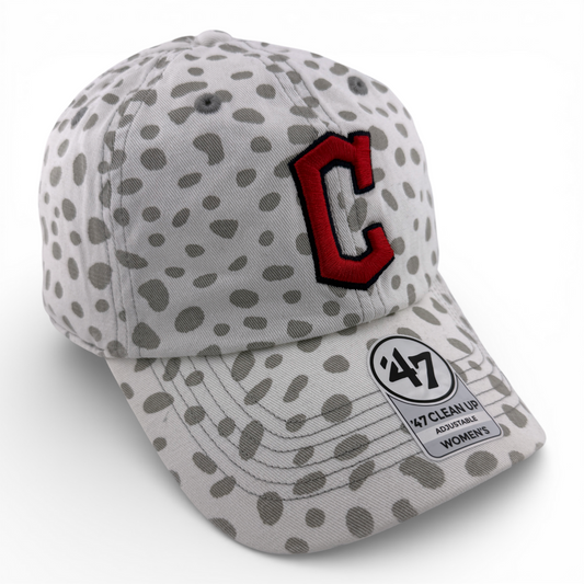 '47 Brand Cleveland Guardians MLB Cheetah Clean Up Women's Adjustable Dad Hat