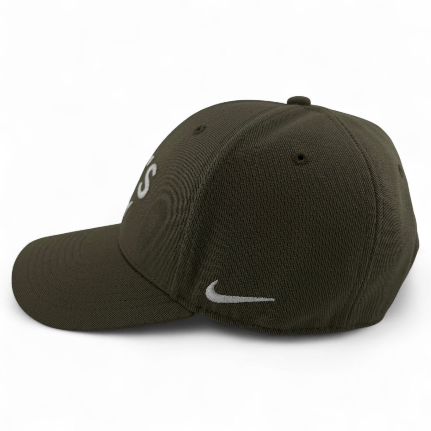 Nike Oakland Athletics A's MLB Olive Green Club Cap Structured Adjustable Hat