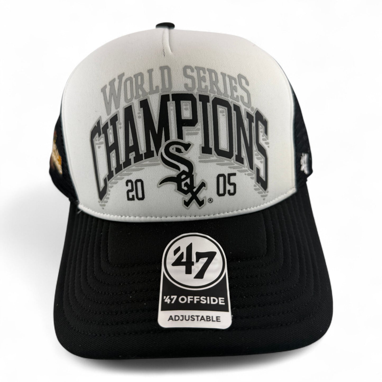 '47 Brand Chicago White Sox MLB World Series Champions Foam Offside Snapback Hat