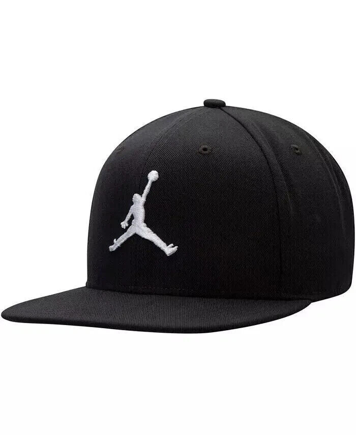 Nike Pro Air Jordan Jumpman Logo Black/White AR2118-013 Men's Snapback Cap Hat