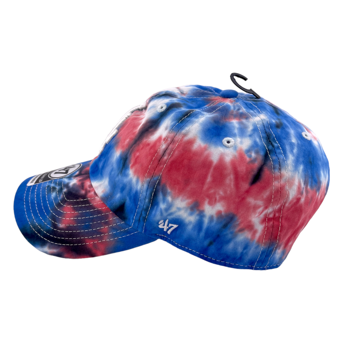 '47 Brand Los Angeles Dodgers Tie Dye MLB Clean Up Adjustable Dad Hat Cap