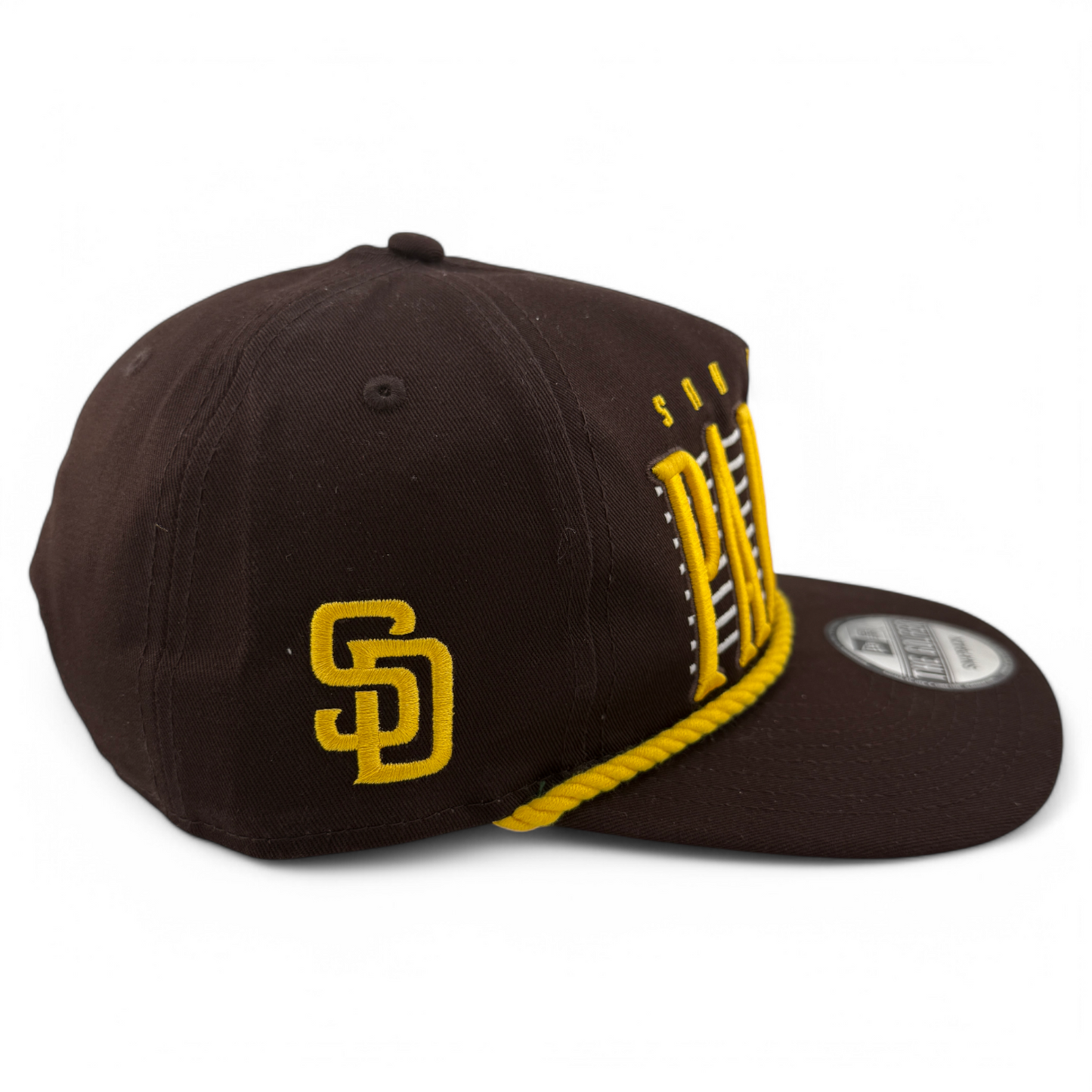 New Era San Diego Padres MLB The Golfer Line A-Frame Snapback Adjustable Hat Cap