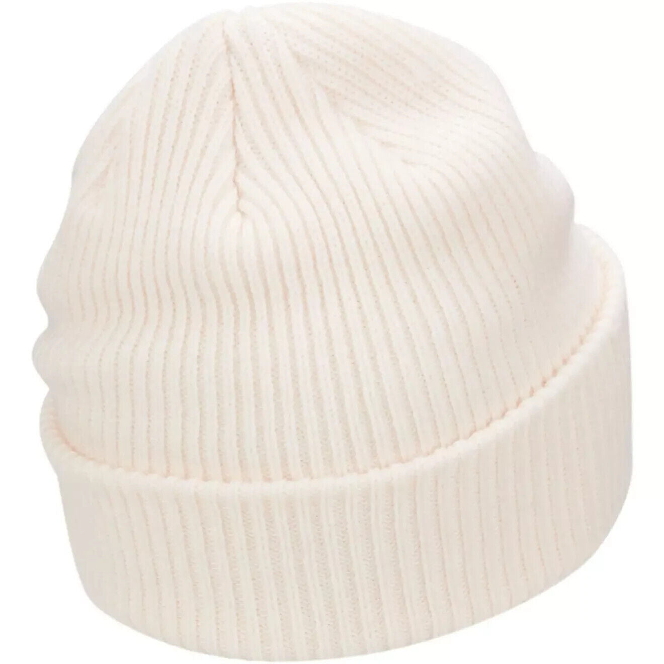 Nike Peak Rib Mineral White FB6526-309 Adult Unisex Ribbed Beanie Knit Hat OSFA