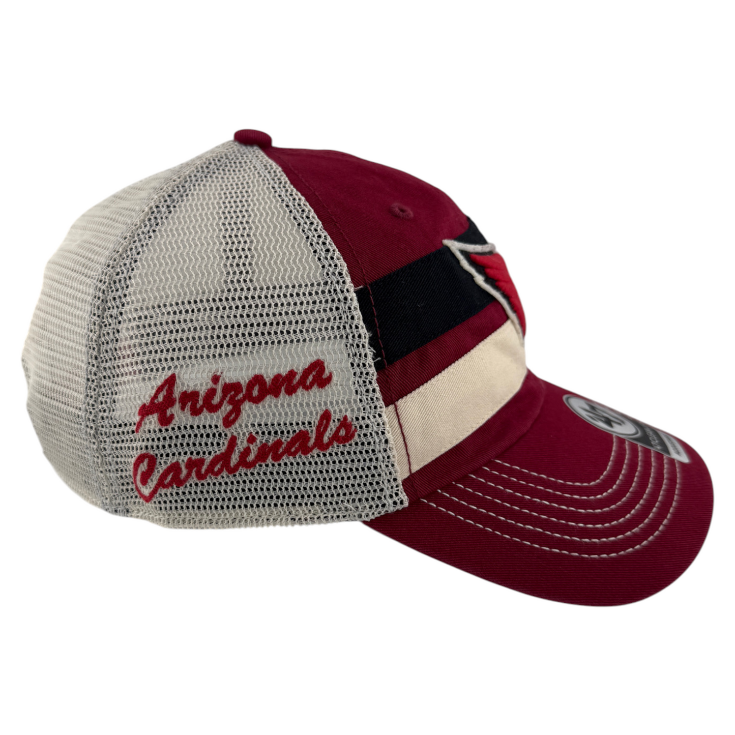 '47 Brand Arizona Cardinals NFL Dark Red Mesh Back Clean Up Adjustable Hat Cap
