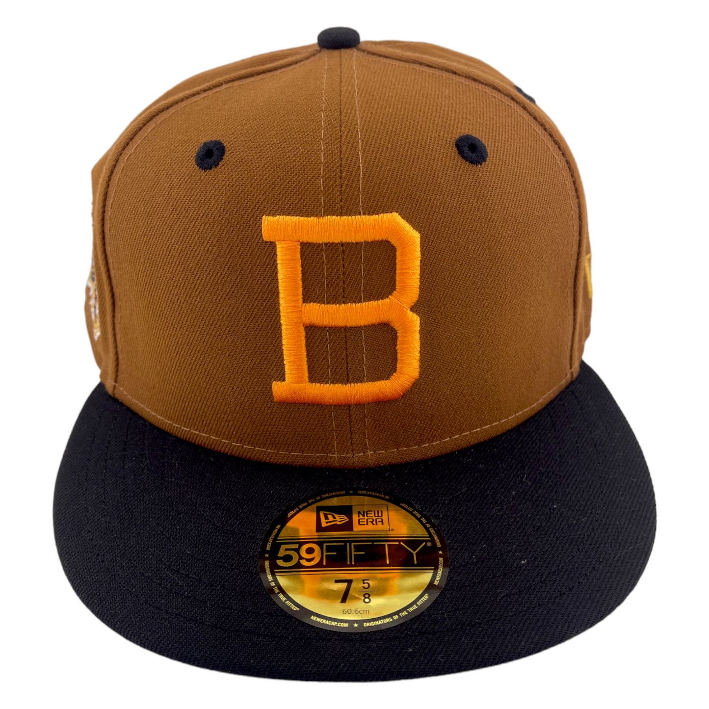 New Era Baltimore Orioles Two Tone Flint Pack 50th Side Patch 59FIFTY Fitted Hat