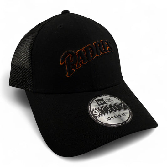 New Era San Diego Padres MLB Mesh Back Trucker 9Forty Snapback Adjustable Hat