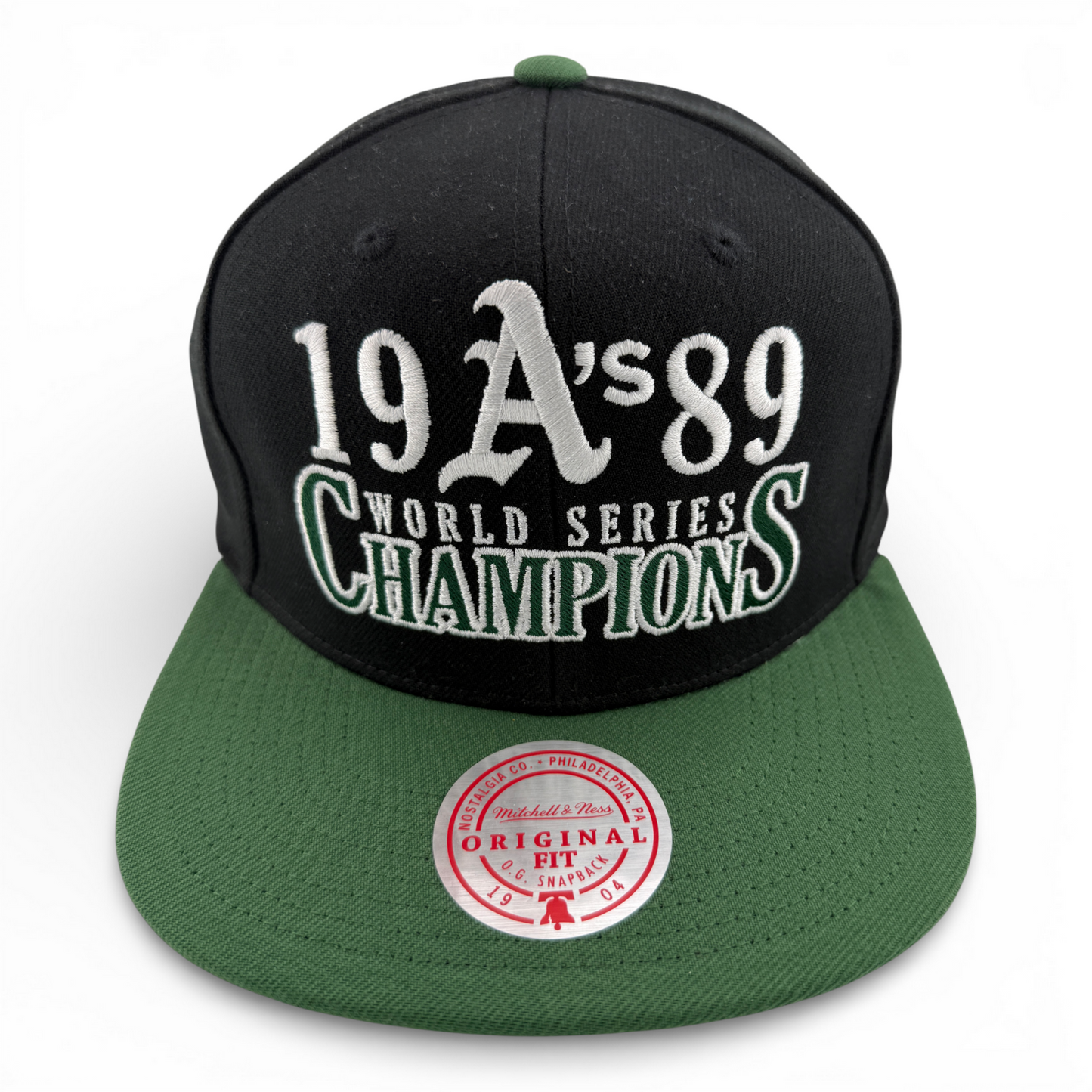 Mitchell & Ness Oakland Athletics A's MLB Original Fit Snapback Adjustable Hat