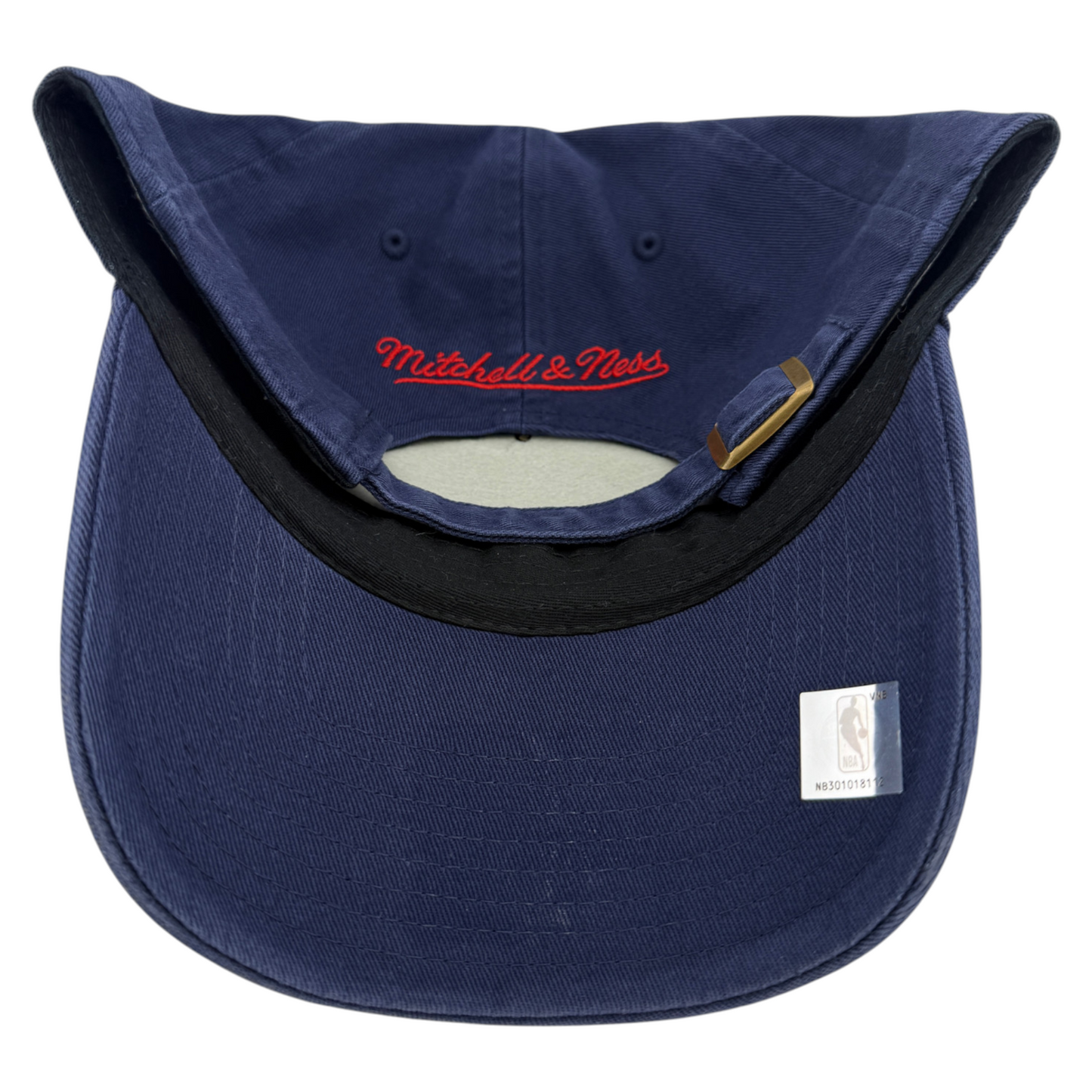 Mitchell & Ness Houston Rockets NBA Navy Strapback Adjustable Dad Hat Fit Cap