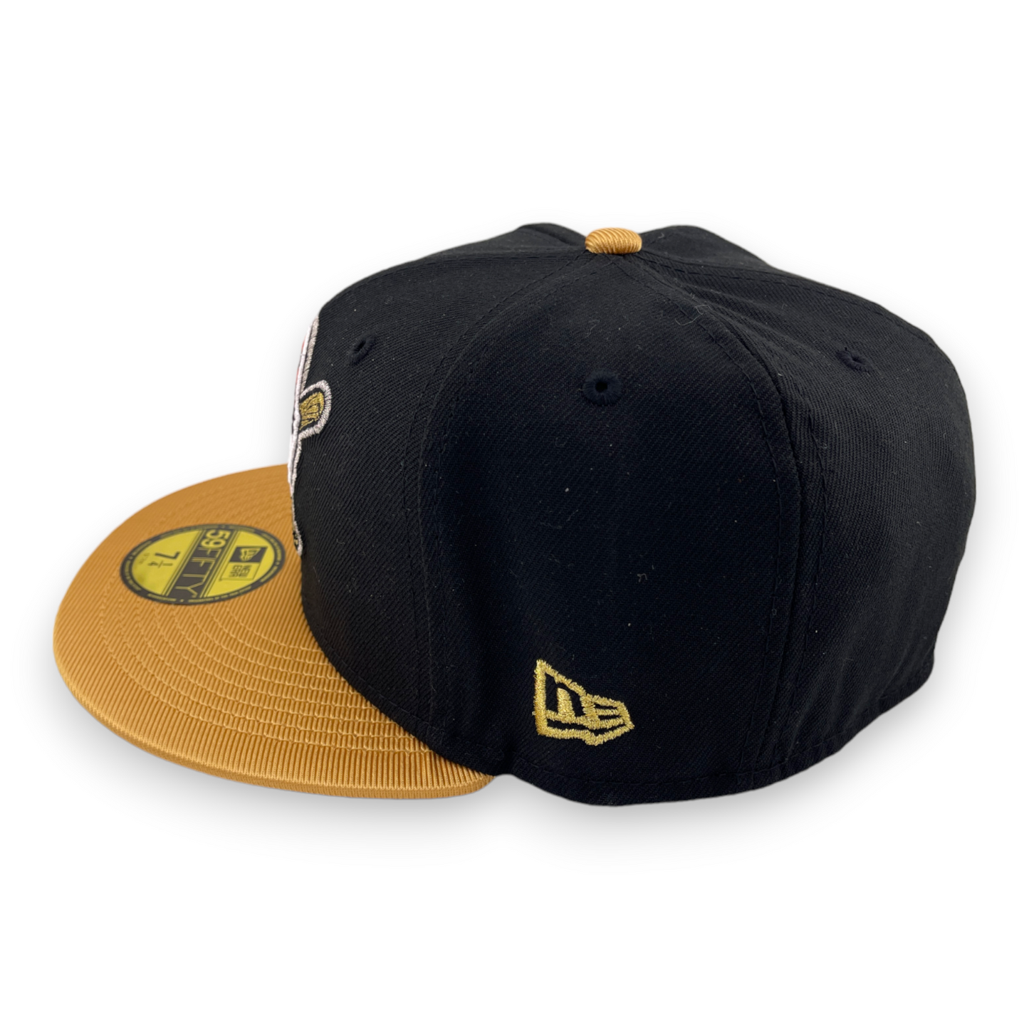 New Era Pittsburgh Pirates Three Rivers Stadium Chrome Pack Gold/Red 59FIFTY Hat Cap