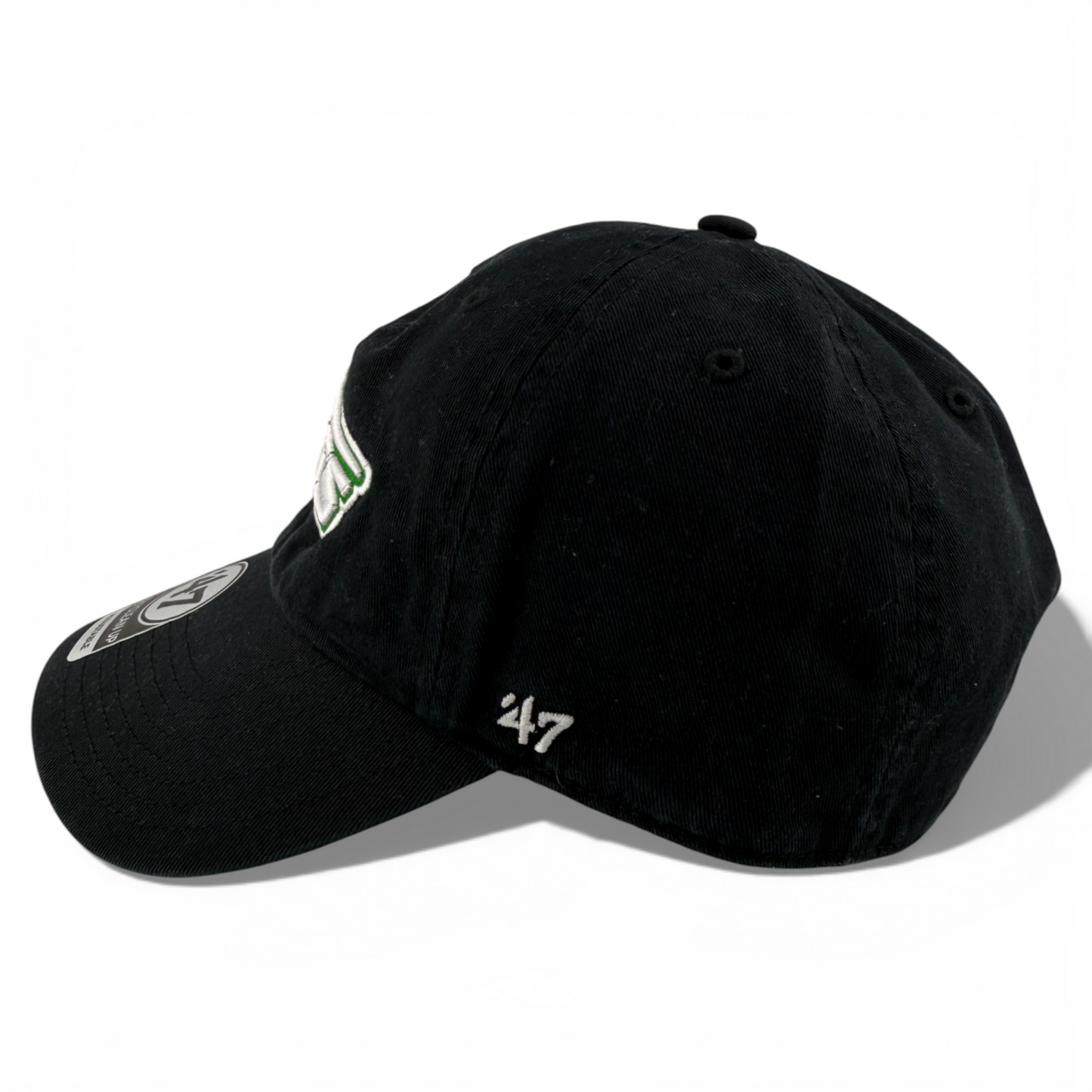 '47 Brand New York Jets NFL Team Basic Black Clean Up Adjustable Dad Hat Cap