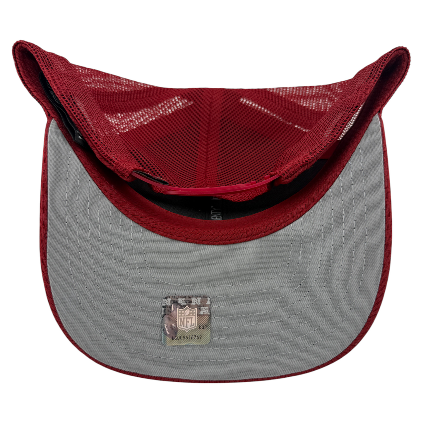 New Era Arizona Cardinals Rubber Patch Trucker 9Seventy Snapback Adjustable Hat