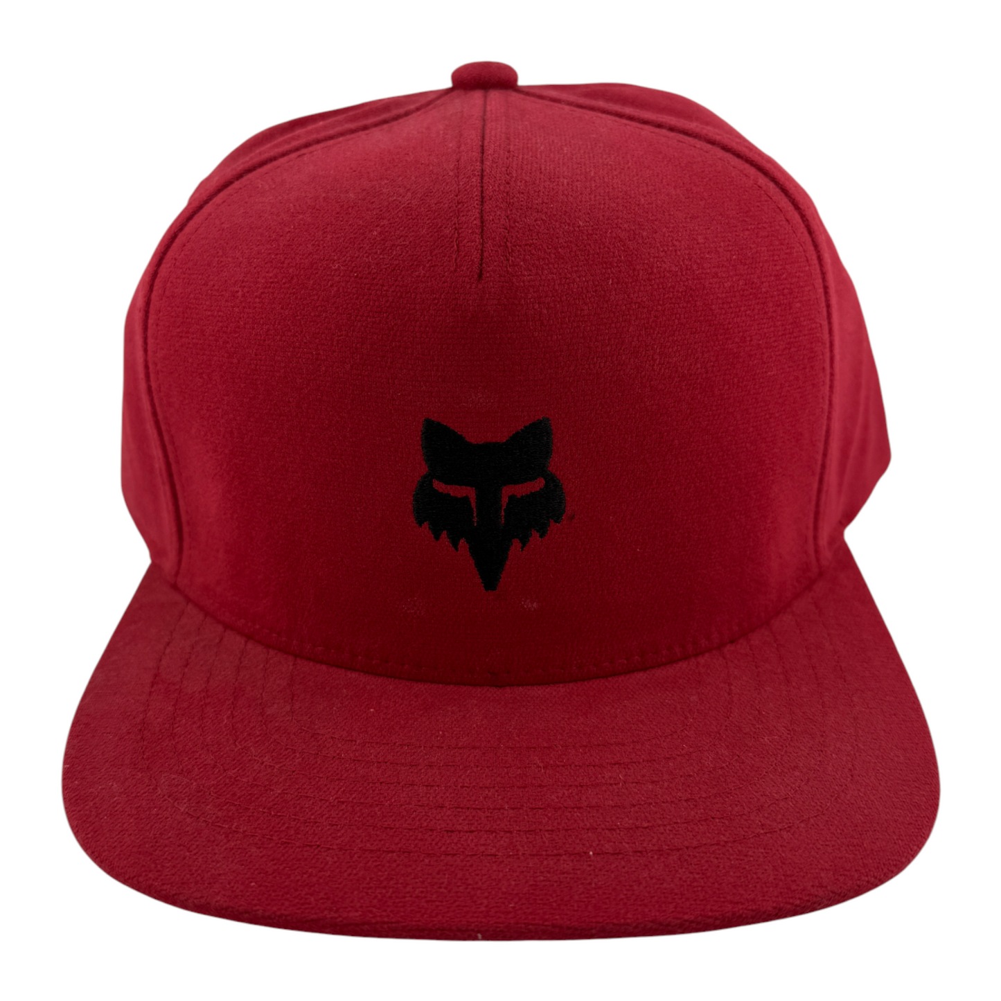 Fox Racing Fox Head Logo Maroon/Black A-Frame Adjustable Snapback Hat Cap