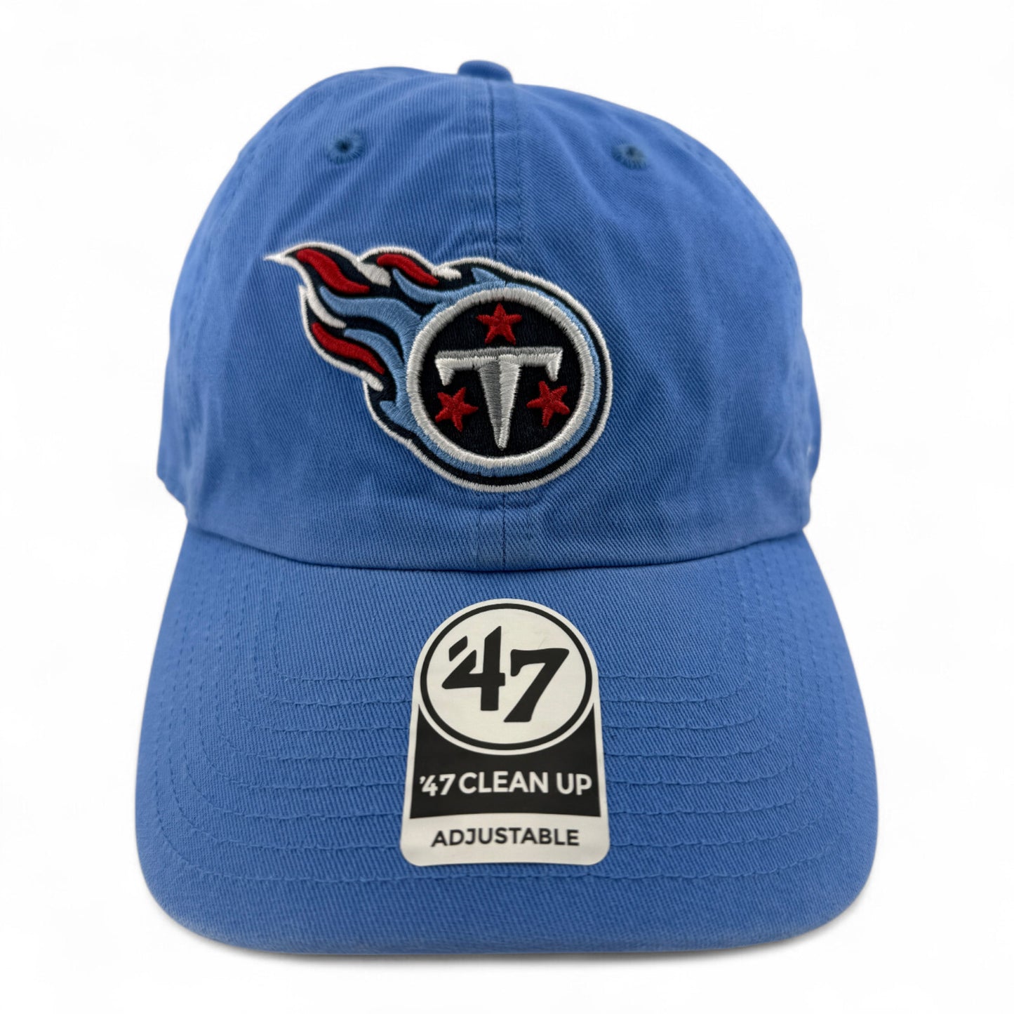'47 Brand Tennessee Titans NFL Periwinkle Blue Clean Up Adjustable Dad Hat Cap