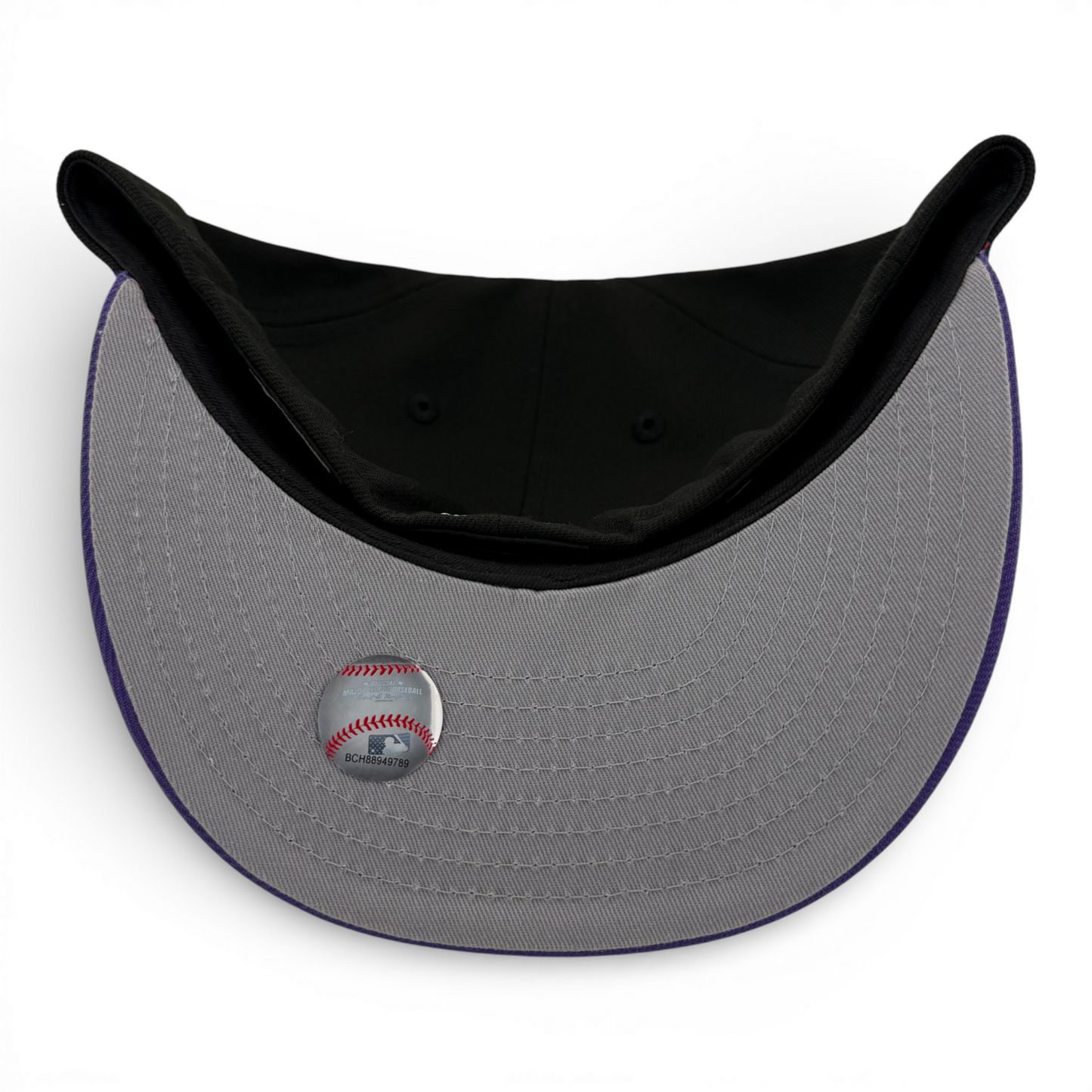 New Era Arizona Diamondbacks MLB Shadow Stitch Logo Purple 59FIFTY Fitted Hat