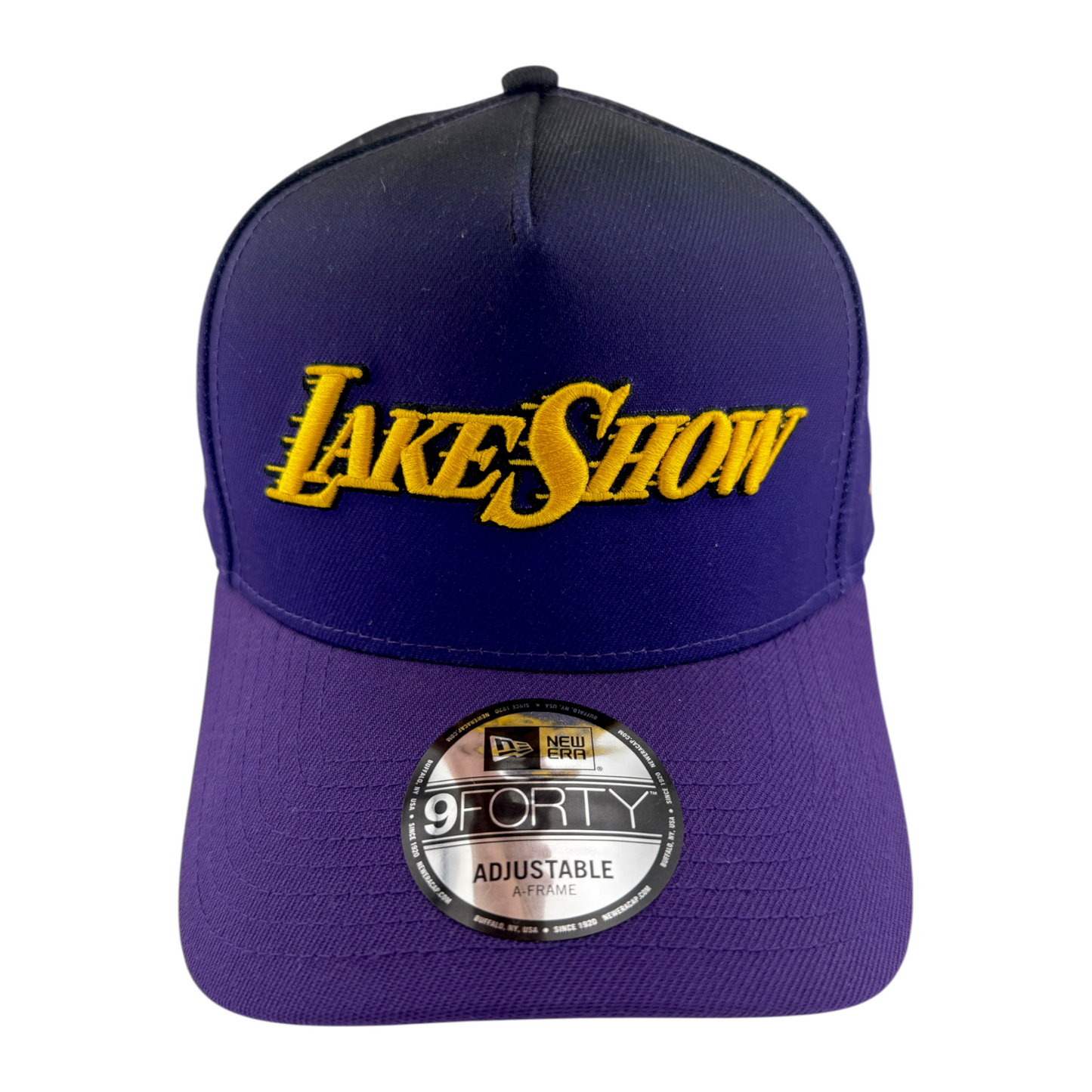 New Era Los Angeles Lakers Lake Show A-Frame 9Forty Snapback Adjustable Hat Cap