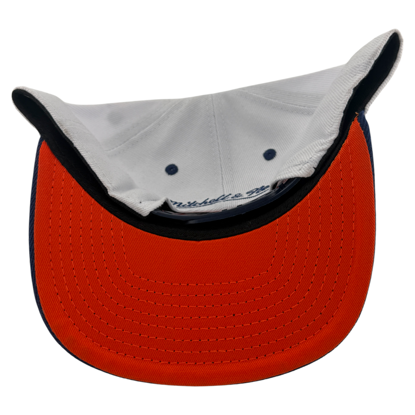 Mitchell & Ness Edmonton Oilers NHL Box Out Snapback Adjustable Hat Youth Kids