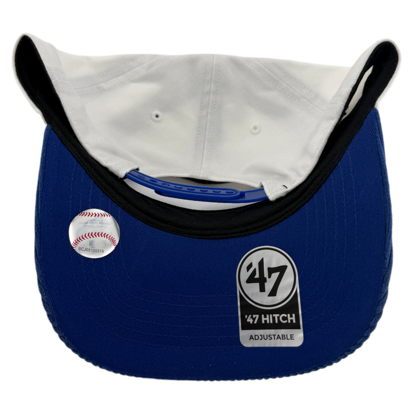 '47 Brand Los Angeles Dodgers Cord Drag TT Hitch A-Frame Snapback Adjustable Hat