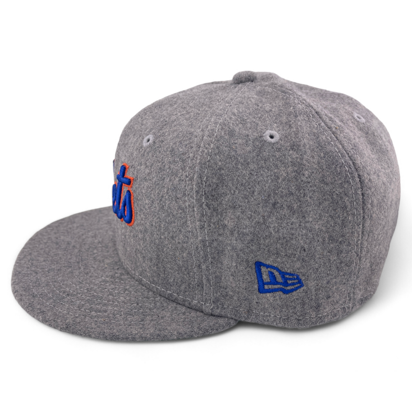 New Era New York Mets MLB 50th Anniversary Grey Wool Pack 59Fifty Fitted Hat Cap