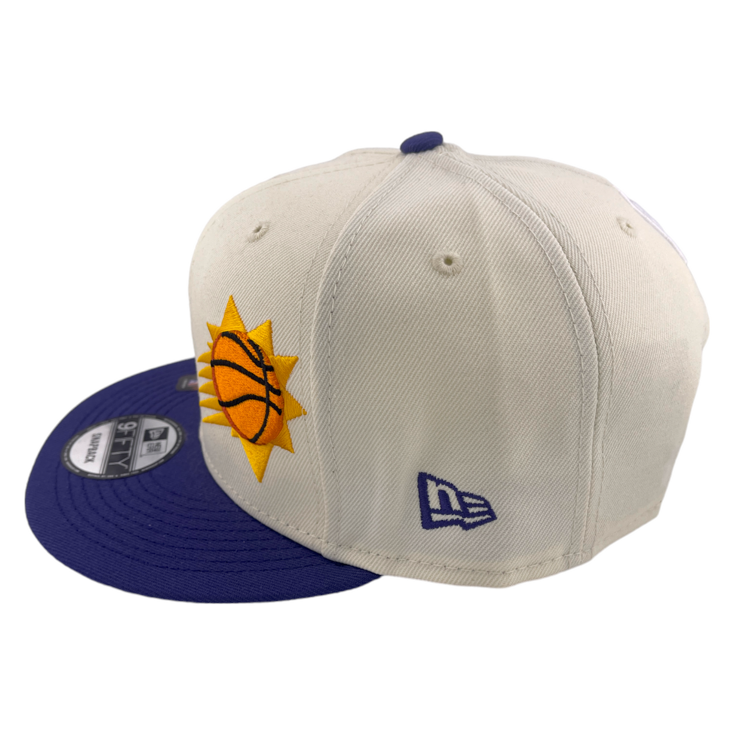 New Era Phoenix Suns 2022 Draft Hat White/Purple/Grey UV NBA 9FIFTY Snapback Hat Cap