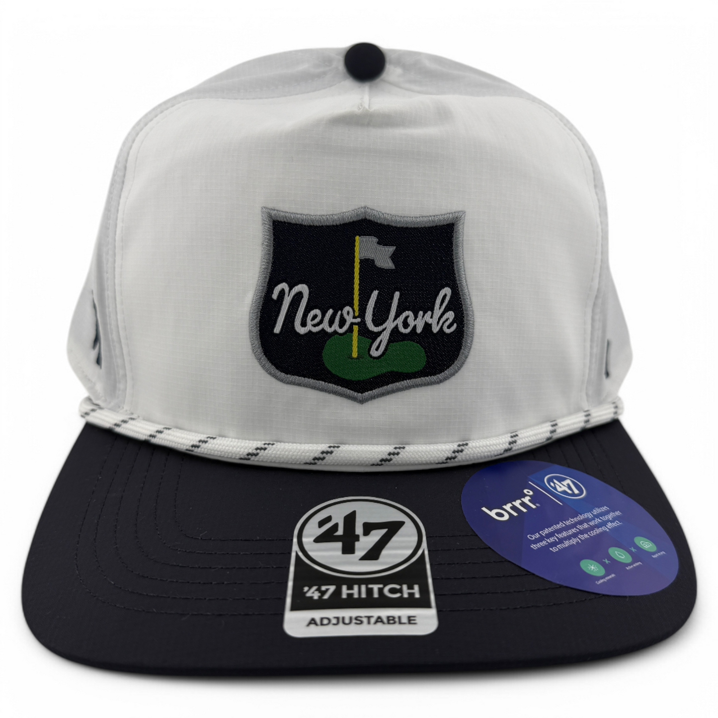 '47 Brand New York Yankees MLB Bogey Rope brrr Hitch A-Frame Snapback Adjustable