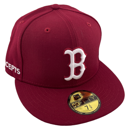 New Era Boston Red Sox MLB X Concepts Pack Maroon/Green UV 59Fifty Fitted Hat