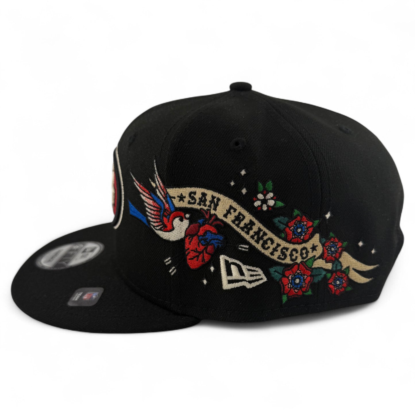 New Era San Francisco 49ers NFL City Art Heart 9Fifty Snapback Adjustable Hat