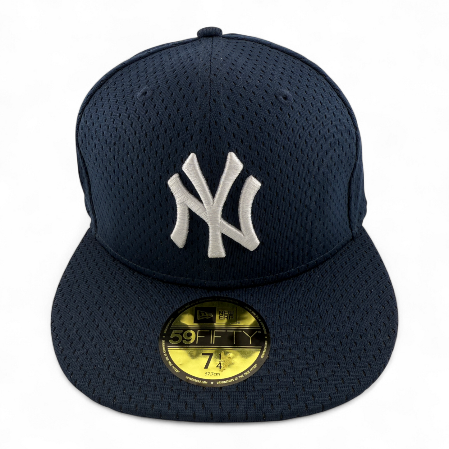 New Era New York Yankees MLB Throwback Patch TC BP Mesh 59Fifty Fitted Hat Cap