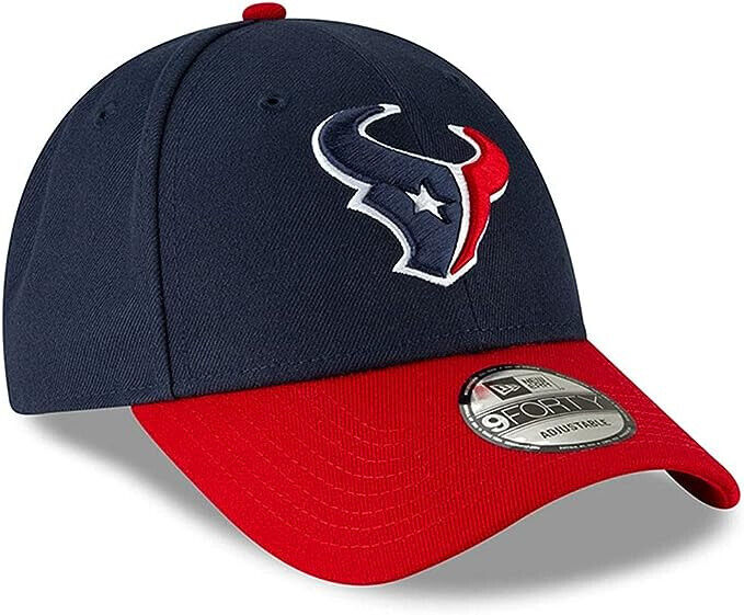 New Era Houston Texans NFL The League 9Forty Red/Blue Logo Adjustable Hat Cap