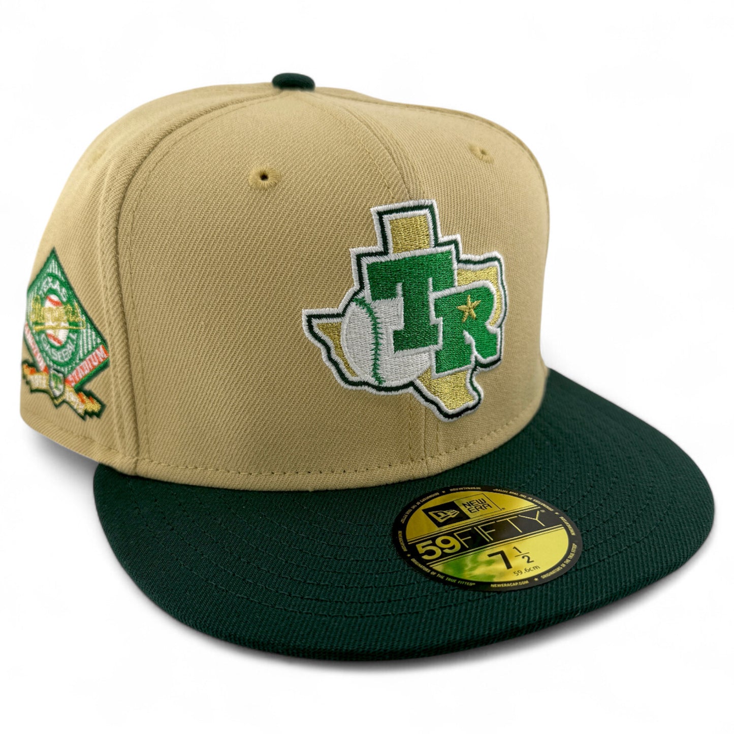 New Era Texas Rangers MLB Vegas Strip Arlington Stadium Patch 59FIFTY Fitted Hat