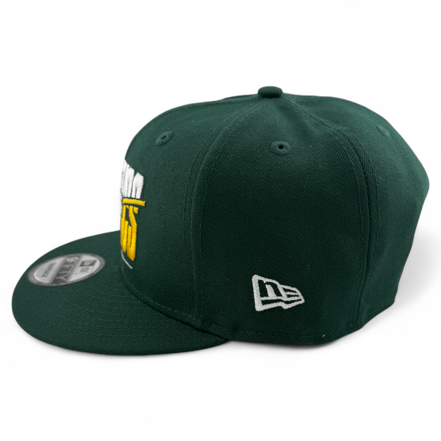 New Era Oakland Athletics A's MLB Sliced Logo 9FIFTY Snapback Adjustable Hat Cap