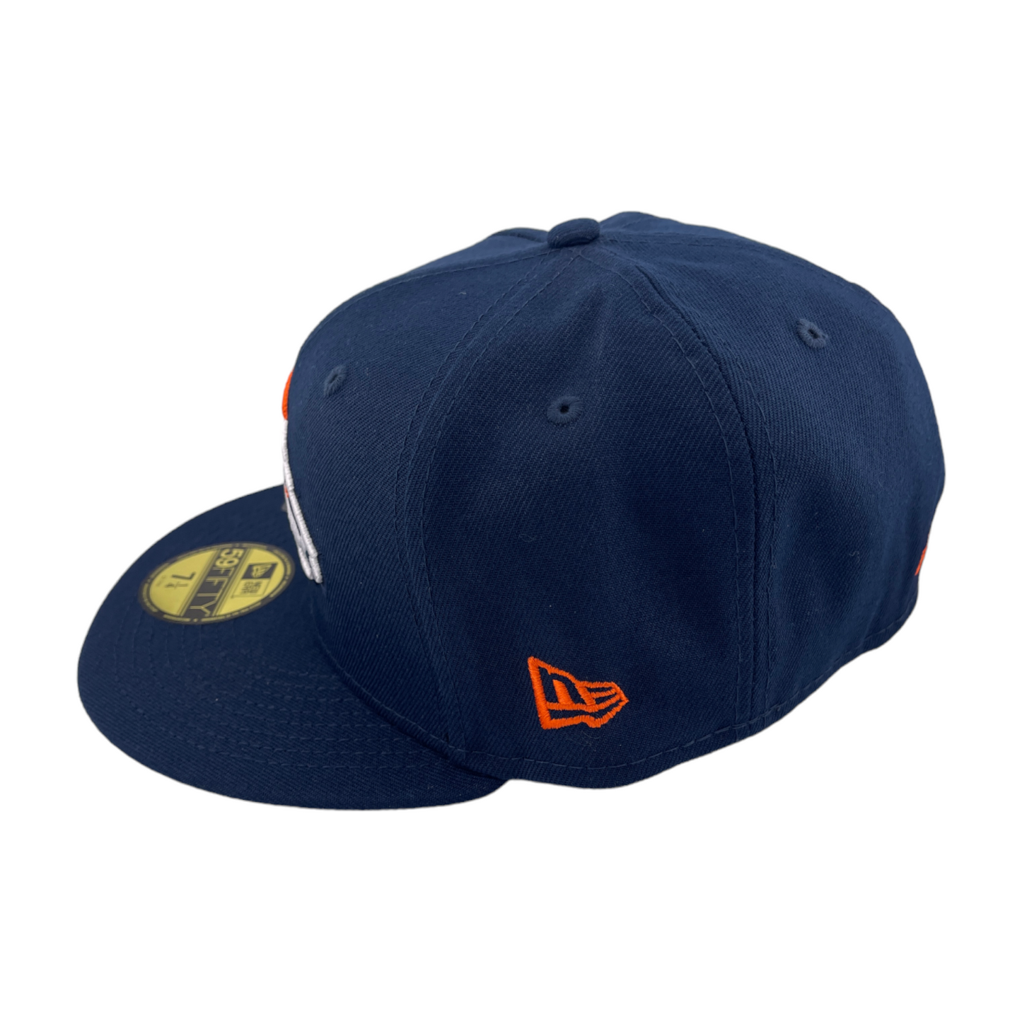 New Era Denver Broncos Classic Omaha Navy Blue/Grey UV 59Fifty Fitted Hat Cap