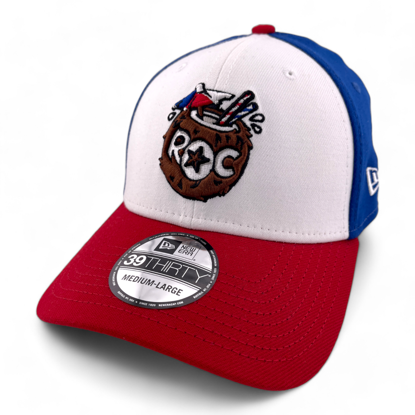 New Era Rochester Red Wings MiLB Cocos Locos Coconut 39Thirty Hat Cap